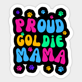 Proud Goldie Mama Sticker